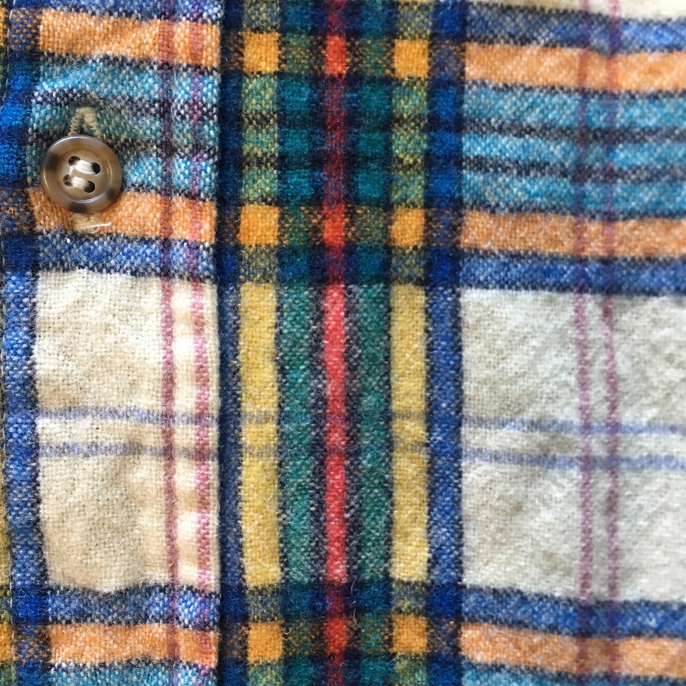 Pendleton Plaid Wool Button Down Shirt - image 3